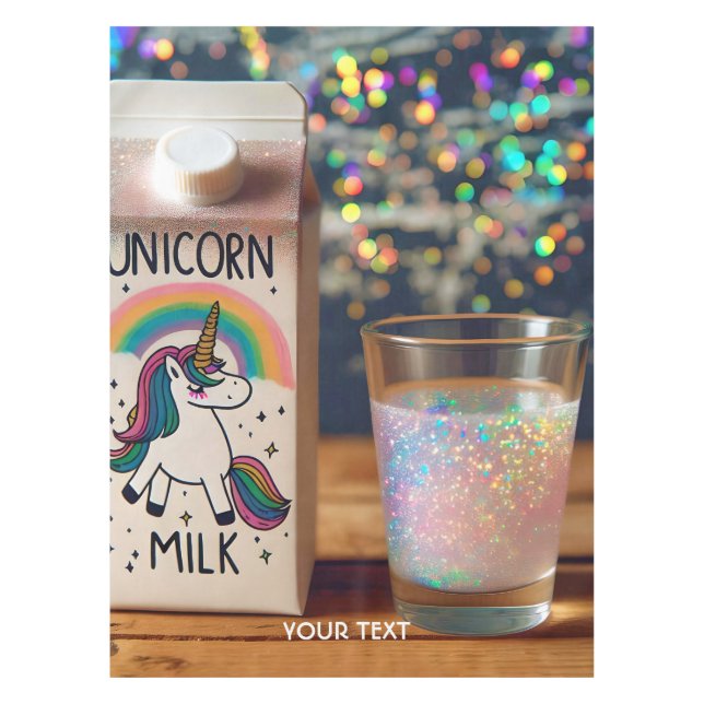 Mantel Fantasy Cute Milge Unicornio Arcoiris (Anverso)