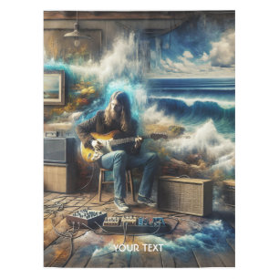 Mantel Fantasy Cute Music Guitar Ocean