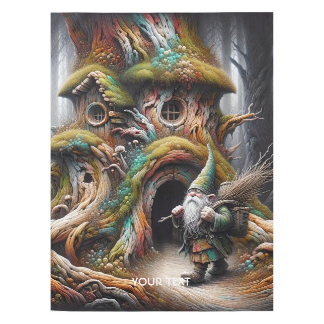 Mantel Fantasy Cute Old Forest Traveller (Anverso)