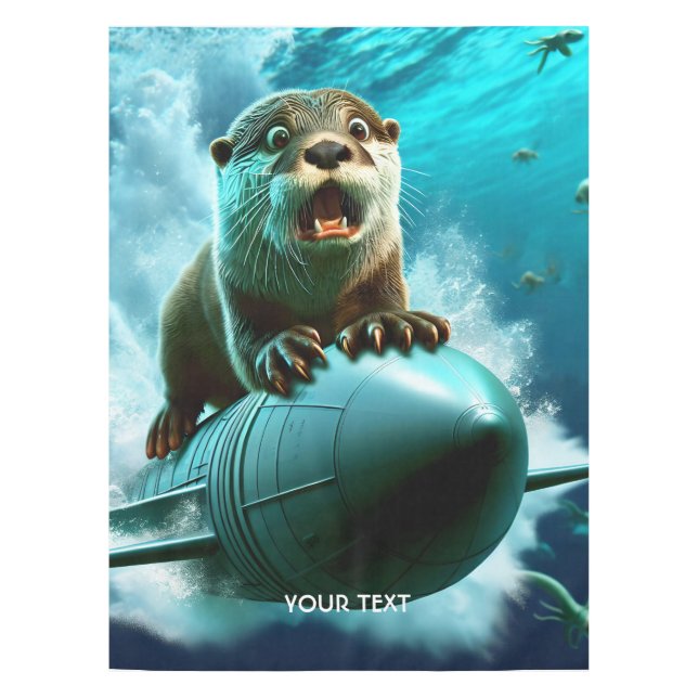 Mantel Fantasy Cute Otter Torpedo Sea (Anverso)