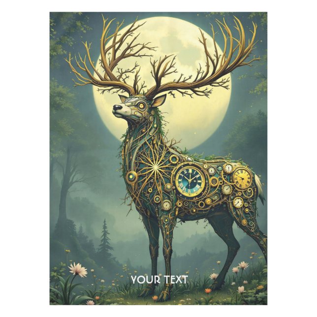 Mantel Fantasy Cute Steampunk Deer Forest (Anverso)