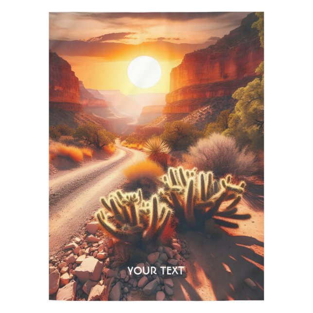 Mantel Fantasy Cute Sun Desert Sunset (Anverso)