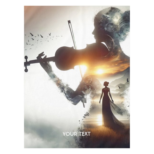 Mantel Fantasy Cute Violin Chica Sun (Anverso)