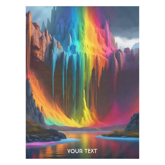 Mantel Fantasy Cute Vivid Rainbow Melbow Waterfall (Anverso)