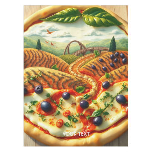 Mantel Fantasy Cute Whimsical Paisaje Italiano