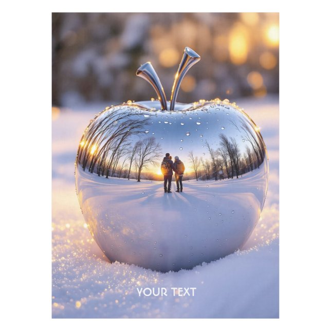 Mantel Fantasy Cute Winter Snow Apple (Anverso)