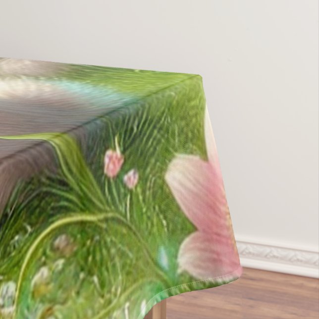 Mantel Fantasy Spring Bunny Garden (In Situ)