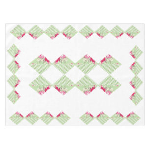 Mantel Faux Patchwork Tablecloth