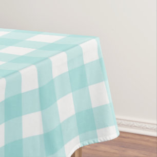 Mantel Faye y Lauren Aqua Plaid