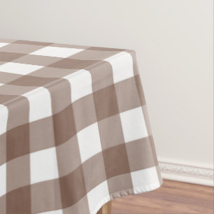 Mantel Faye y Lauren Brown Plaid