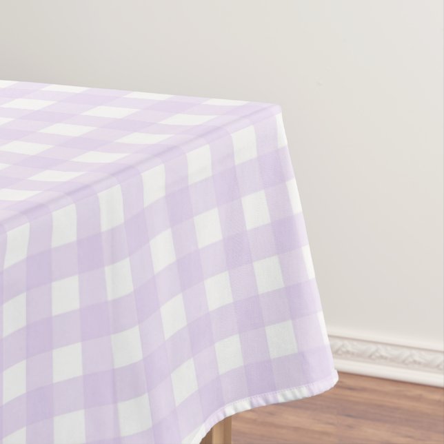 Mantel Faye y Lauren Purple Gingham (In Situ)