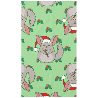 Mantel fea navidad Chinchilla papá noel acebo
