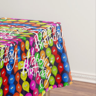 Mantel Felices Balones del Tablón de Cumpleaños