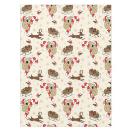 Mantel Felices Fiestas de Santa Sloth