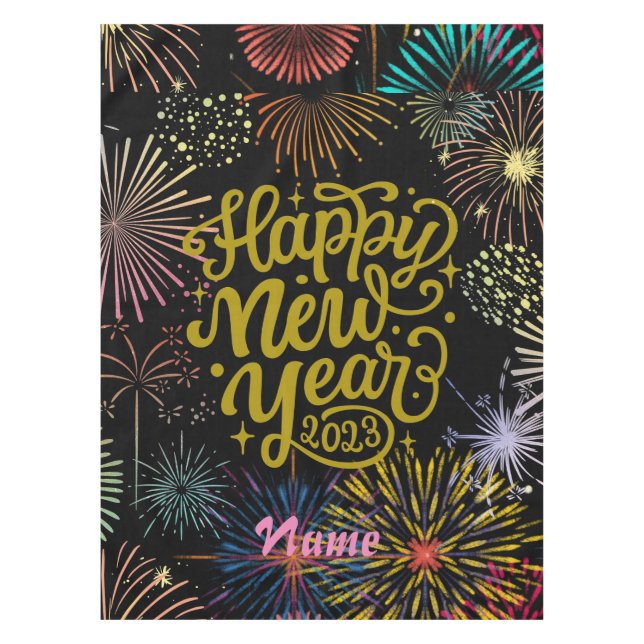 Mantel Feliz Año Nuevo 2023 Thunder_Cove (Anverso)