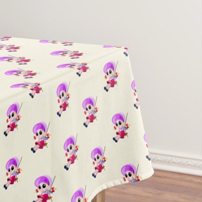 Mantel Feliz Chica Tablecloth (In Situ)