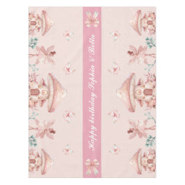 Mantel Feliz cumpleaños a Chicas de Cinta Rosa