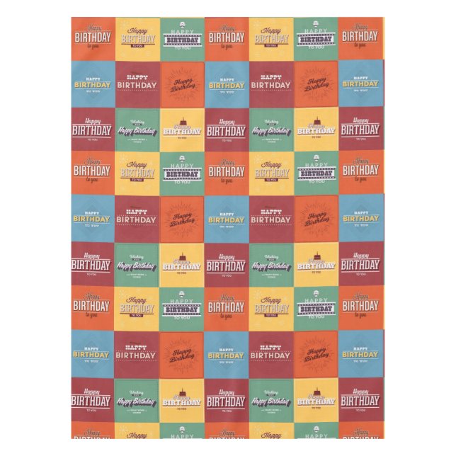 Mantel Feliz Cumpleaños A Tu Patrón (Anverso)