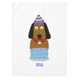 Mantel Feliz Cumpleaños Pup Tablecloth