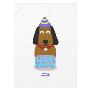 Mantel Feliz Cumpleaños Pup Tablecloth