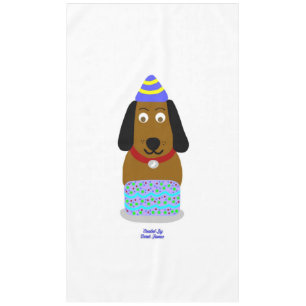 Mantel Feliz Cumpleaños Pup Tablecloth