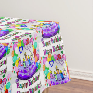 Mantel Feliz Cumpleaños Tablecloth