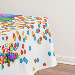 Mantel Feliz Cumpleaños Tablecloth