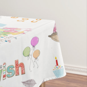 Mantel Feliz Cumpleaños Tablecloth