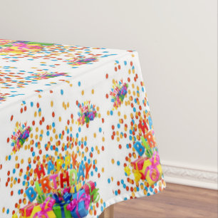Mantel Feliz Cumpleaños Tablecloth