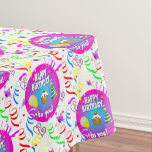 Mantel Feliz Cumpleaños Tablecloth