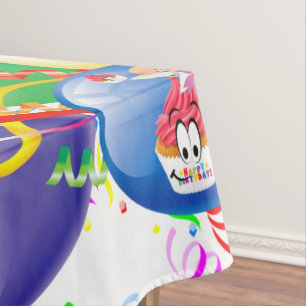 Mantel Feliz cumpleaños Tablecloth Confetti