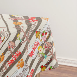 Mantel Feliz Cumpleaños Tablecloth deseando un perro