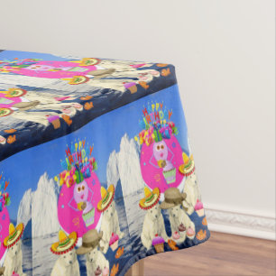 Mantel Feliz cumpleaños Tablecloth Polar Bear