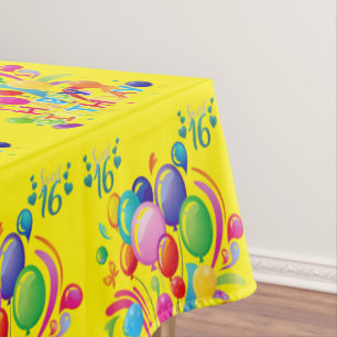 Mantel Feliz cumpleaños Tablecloth Sweet Dieciséis