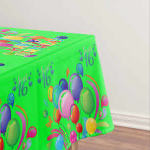 Mantel Feliz cumpleaños Tablecloth Sweet Dieciséis