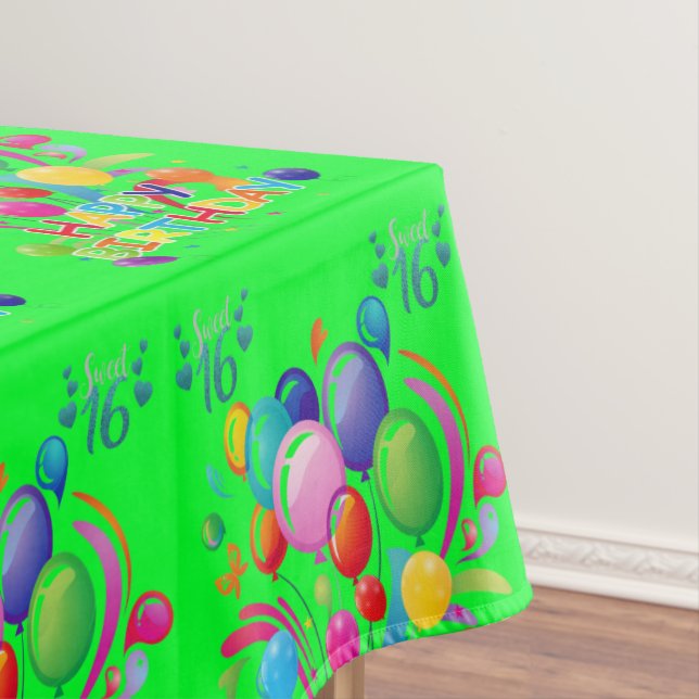 Mantel Feliz cumpleaños Tablecloth Sweet Dieciséis (In Situ)