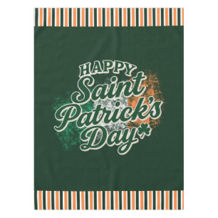 Mantel Feliz día de San Patricio vintage
