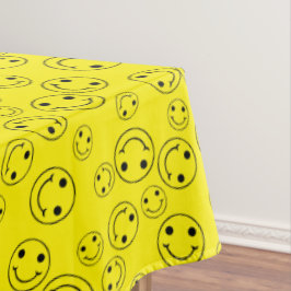 Mantel Feliz Emoji de cara al amarillo