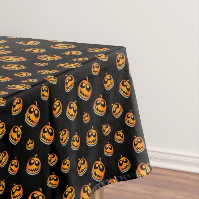 Mantel Feliz Halloween | Cute Scary Jack o' Lantern (In Situ)