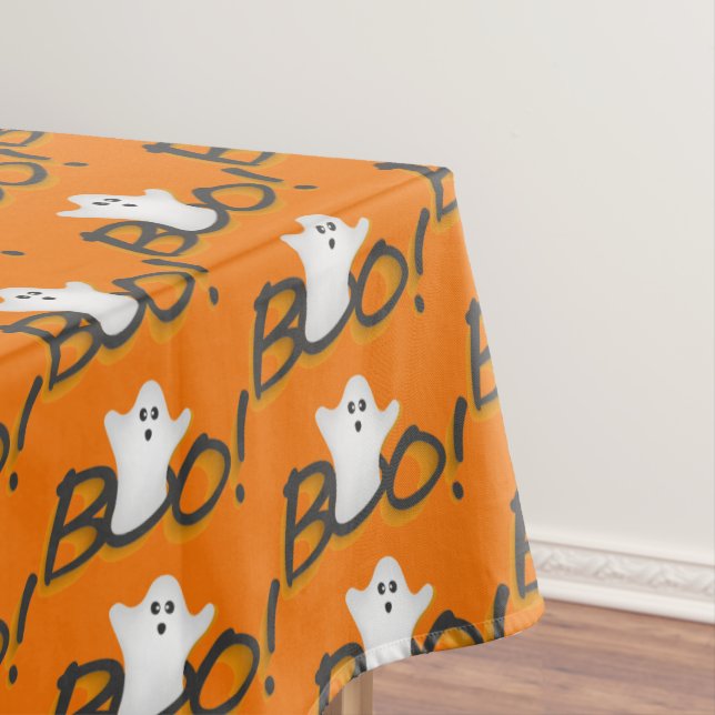 Mantel ¡Feliz Naranja Fiesta de Halloween, burra palabra  (In Situ)
