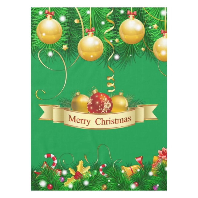 Mantel Feliz Navidad (Anverso)