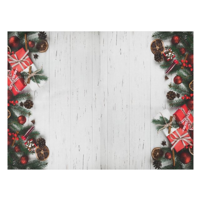 Mantel "Feliz Navidad" (Frente (Horizontal))