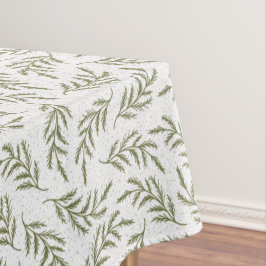 Mantel Feliz Navidad Cypress & Snfall Pattern Holiday