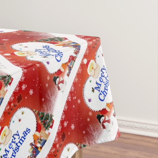 Mantel Feliz Navidad, el amor de Santa (In Situ)