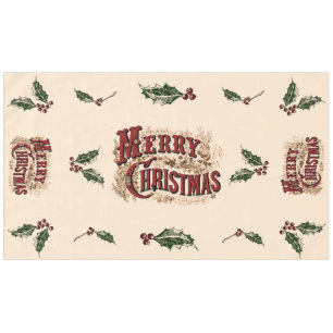Mantel Feliz Navidad Rústica 1876