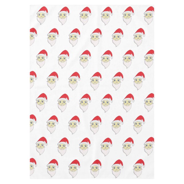 Mantel Feliz Navidad Santa (Anverso)