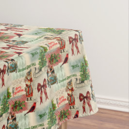 Mantel Feliz Navidad y saludos de temporada