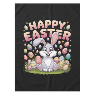 Mantel Feliz Pascua 2025  Huevos Conejito Conejito Lindo