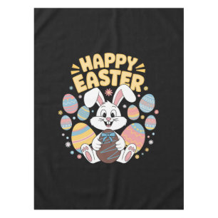 Mantel Feliz Pascua 2025  Huevos Conejo Conejito Lindo
