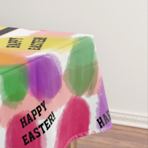 Mantel Feliz Pascua Frijoles Coloridos Acuarela